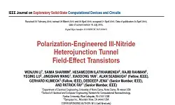 Polarization-Engineered III-Nitride Heterojunction Tunnel Field-Effect Transistors