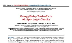 Energy/Delay Tradeoffs in All-Spin Logic Circuits