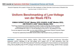 Uniform Benchmarking of Low-Voltage van der Waals FETs