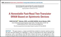 A Nonvolatile Fast-Read Two-Transistor SRAM Based on Spintronic Devices