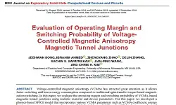 Evaluation of Operating Margin andSwitching Probability of Voltage-Controlled Magnetic AnisotropyMagnetic Tunnel Junctions