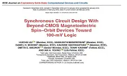 Synchronous Circuit Design WithBeyond CMOS MagnetoelectricSpin Orbit Devices Toward100 mV Logic
