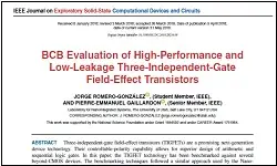 BCB Evaluation of High-Performance and Low-Leakage Three-Independent-Gate Field-Effect Transistors