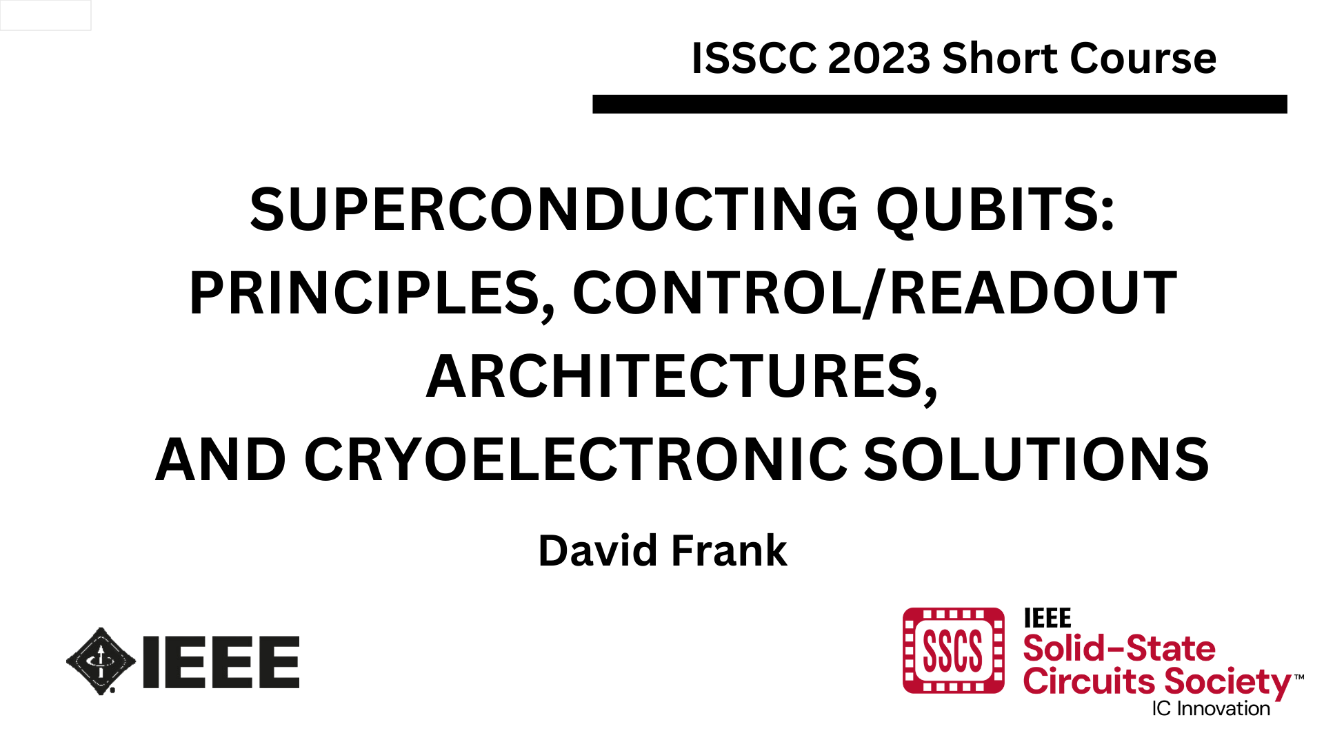High Precision and Low Power ADCs Slides | SSCS | Solid State Circuits