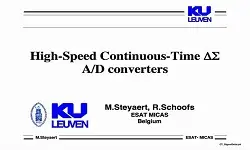 High-Speed Continuous-Time Delta Sigma A/D Converters Video