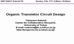 Organic Transistor Circuit Design Video