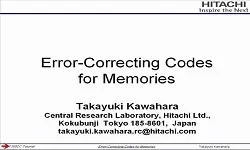 Error-Correcting Codes for Memories Video