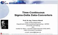 Time-Continuous Sigma-Delta Data-Converters Video