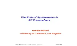 The Role of Synthesizers in RF Transceivers Slides