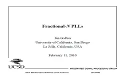 Fractional-N PLLs Slides