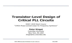 Transistor-Level Design of Critical PLL Circuits Slides