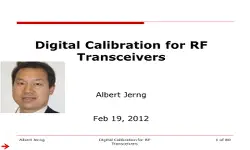 Digital Calibration for RF Transceivers Video