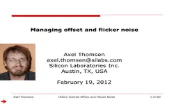 Managing Offset and Flicker Noise Video
