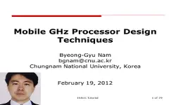 Mobile GHz Processor Design Techniques Video