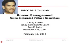 Power Management Using Integrated Voltage Regulators Video