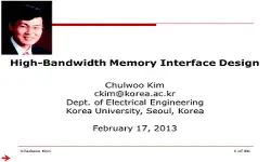 High Bandwidth Memory Interface Design Video