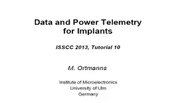Data and Power Telemetry for Implants Video