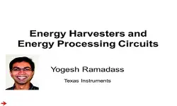 Energy Harvesters and Energy Processing Circuits Video
