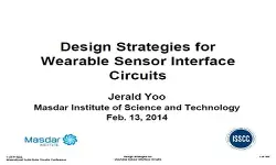 Design Strategies for Wearable Sensor Interface Circuits Slides