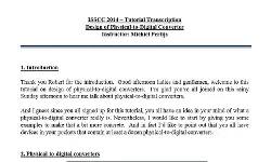 Design of Physical-to-Digital Converters Transcript