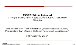 Charge Pump and Capacitive DCDC Converter Design Slides