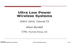 Ultra Low Power Wireless Systems Slides