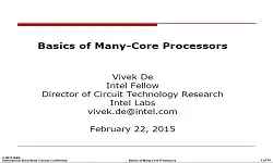 Basics of Many Core Processors Slides