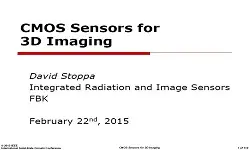 CMOS Sensors for 3D Imaging Slides