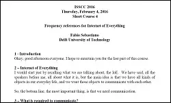Frequency references for Internet of Everything Transcript