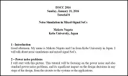 Noise Simulation in Mixed-Signal SoCs Transcript