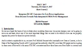 Integrated DC-DC Converters for Low-Power Applications: From Discrete Towards Fully-Integrated-CMOS Power Management Tutorial