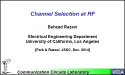 Channel Selection at RF Slides