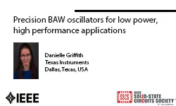 Precision BAW oscillators for low power, high performance applications Slides