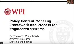 A Model Centric Framework and Approach for Complex Systems Policy