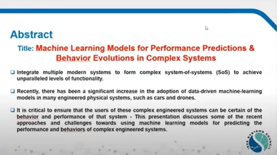 Machine Learning Models for Performance Predictions & Behavior Evolutions in Complex Systems