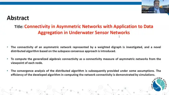 Connectivity in Asymmetric Networks with Application to Data Aggregation in Underwater Sensor Networks
