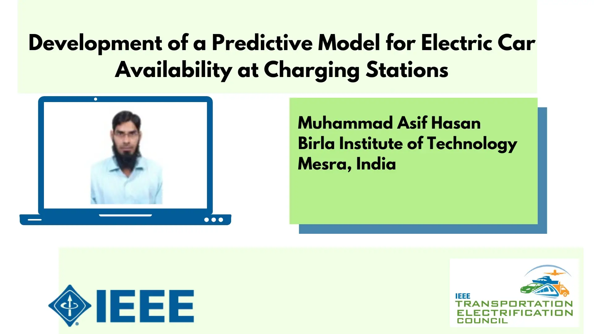 Development of a Predictive Model for Electric Car Availability at Charging Stations Video