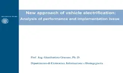 Video - New Approach of Vehicle Electrification: Analysis of Performance and Implementation Issue