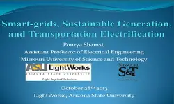 Slides - Smart Grids, Sustainable Generation, and Transportation Electrification