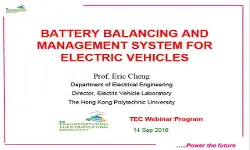 Slides - Battery Balancing and Management System for Electric Vehicles