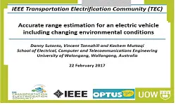 Slides - Accurate range estimation for an electric vehicle including changing environmental conditions
