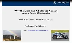 Video - Technology Development from the More Electric Aircraft to All Electric Flight