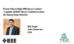 Video - Power-Dense High-Efficiency Engine-Coolant-Capable 200 kW Silicon Carbide Inverter for Heavy-Duty Vehicles