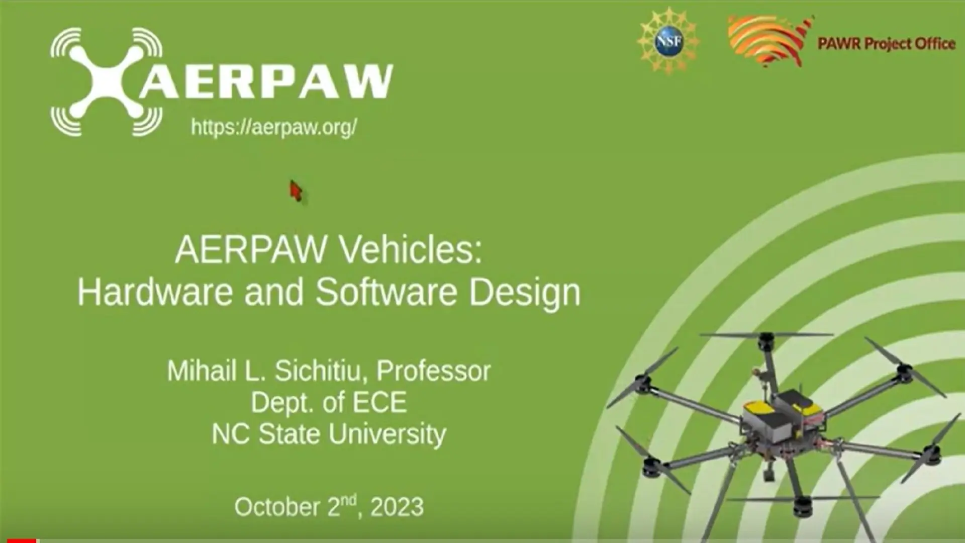 AERPAW Vehicles - Hardware and 
Software Design