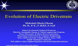 Video - Evolution of Electric Drivetrain