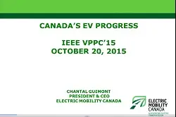 Video - Electric Mobility Canada''s (EMC) Perspective Leading to a Mass Salutsal Market