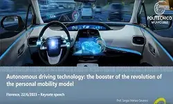Keynote: Autonomous Driving Technology: The Booster of the Revolution of the PersonalMobility Model