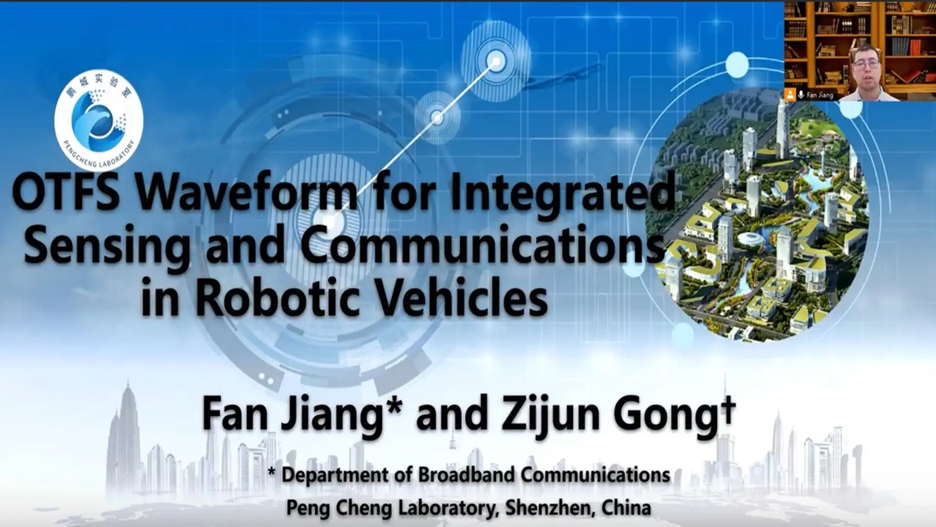 OTFS Waveform for Integrated Sensing and Communications in Robotic Vehicles