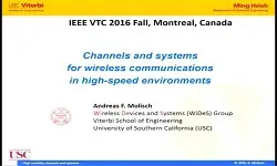 Video - Channels and systems for wireless communications in high-mobility environments