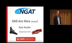 Video - Unmanned Aerial Vehicles (UAVs or Drones): Challenges Towards Mass Adoption : Kyle Snyder